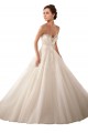 Avorio Abito da ballo Innamorato Raso Tulle Pizzo Abiti da sposa Basso Prezzo