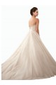 Avorio Abito da ballo Innamorato Raso Tulle Pizzo Abiti da sposa Basso Prezzo