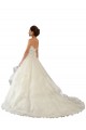 Avorio Abito da ballo Innamorato Raso Tulle Pizzo Abiti da sposa Basso Prezzo