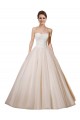 Avorio & Champagne Abito da ballo Innamorato Tulle Pizzo Abiti da sposa Basso Prezzo