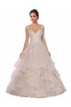 Avorio & Champagne Abito da ballo Innamorato Tulle Pizzo Abiti da sposa Basso Prezzo