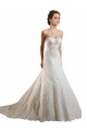 Avorio & Champagne Linea A Innamorato Pizzo Abiti da sposa Basso Prezzo