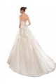 Avorio & Champagne Linea A Senza spalline Tulle Pizzo Abiti da sposa Basso Prezzo