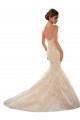 Avorio & Champagne Stile sirena Innamorato Tulle Pizzo Abiti da sposa Basso Prezzo