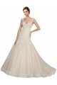 Avorio & Champagne Stile sirena Innamorato Tulle Pizzo Abiti da sposa Basso Prezzo