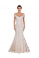 Avorio & Champagne Stile sirena Pizzo Classico Abiti da sposa Basso Prezzo