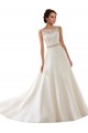 Avorio Linea A Illusione Pizzo Abiti da sposa Basso Prezzo