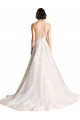 Avorio Linea A Illusione Tulle Abiti da sposa Basso Prezzo