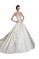 Avorio Linea A Innamorato Raso Abiti da sposa Basso Prezzo