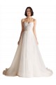 Avorio Linea A Innamorato Sweep treno Tulle Abiti da sposa Basso Prezzo
