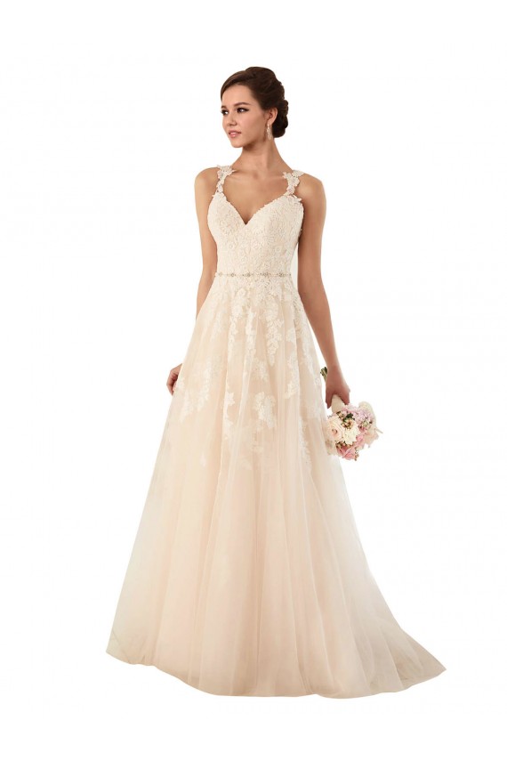 Avorio Linea A Innamorato Tulle Pizzo Abiti da sposa Basso Prezzo