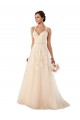 Avorio Linea A Innamorato Tulle Pizzo Abiti da sposa Basso Prezzo