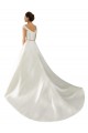 Avorio Linea A Raso Classico Abiti da sposa Basso Prezzo