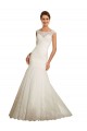 Avorio Stile sirena Barca Tulle Pizzo Abiti da sposa Basso Prezzo