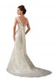 Avorio Stile sirena Illusione Tulle Pizzo Abiti da sposa Basso Prezzo