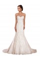 Avorio Stile sirena Innamorato Pizzo Abiti da sposa Basso Prezzo