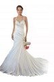 Avorio Stile sirena Innamorato Raso Spiaggia Abiti da sposa Basso Prezzo