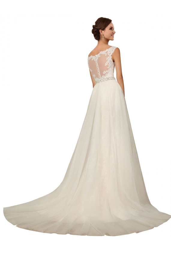 Avorio Stile sirena Innamorato Tulle Pizzo Abiti da sposa Basso Prezzo