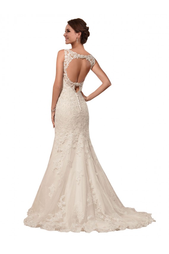 Avorio Stile sirena Innamorato Tulle Pizzo Abiti da sposa Basso Prezzo