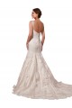 Avorio Stile sirena Scollatura a V Tulle Pizzo Abiti da sposa Basso Prezzo