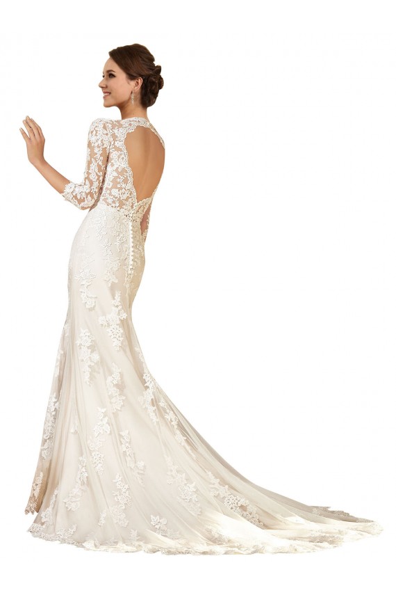 Avorio Tubino Innamorato Pizzo Abiti da sposa Basso Prezzo