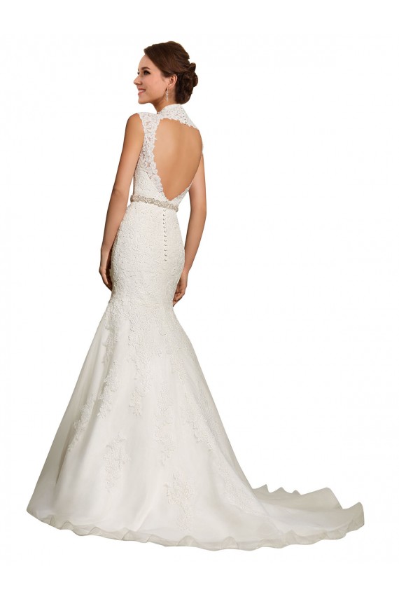Bianco Stile sirena Innamorato Tulle Pizzo Abiti da sposa Basso Prezzo