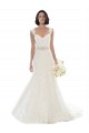 Bianco Stile sirena Pizzo Spiaggia Abiti da sposa Basso Prezzo
