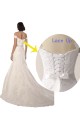 Bianco Stile sirena Pizzo Spiaggia Abiti da sposa Basso Prezzo