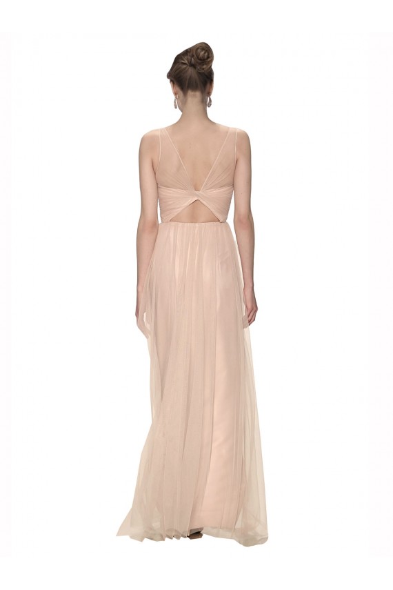Blush 95 Tubino Illusione Innamorato Tulle Lunga Abiti da damigella donore Basso Prezzo