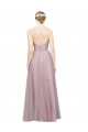 Light Lilac Linea A Innamorato Tulle Pizzo Lunga Abiti da damigella donore Basso Prezzo