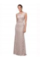 Stile sirena Illusione Scoop Pizzo Lunga Abiti da damigella donore / Abiti da ballo Basso Prezzo