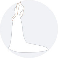 Cattedrale di treno Abiti da sposa Basso Prezzo