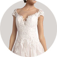 Maniche a cappuccio Abiti da sposa Basso Prezzo