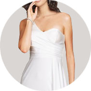 Una spalla Abiti da sposa Basso Prezzo