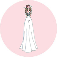 Linea A Abiti da sposa Basso Prezzo
